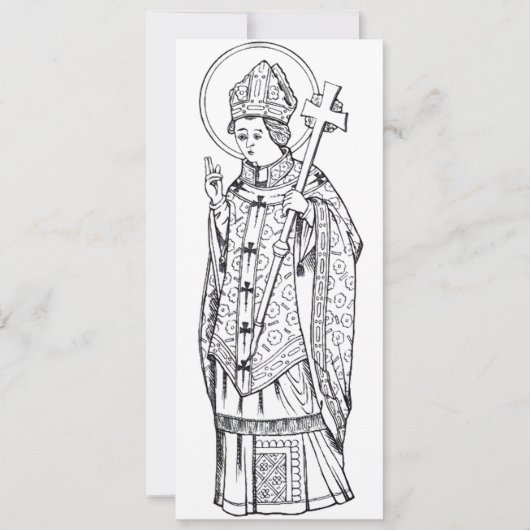 聖ディニオール修道院長および司教 招待状 (正面)