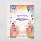 聖ディワリ反射 招待状 (裏面)