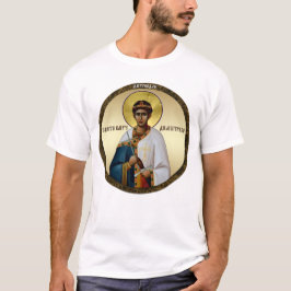 聖デメトリオスのアイコン srb 2 tシャツ