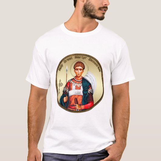聖デメトリオスのイコン 4 Tシャツ (正面)