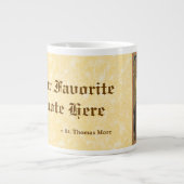 聖トお気に入りのマスもっと引用文 ジャンボコーヒーマグカップ (正面)