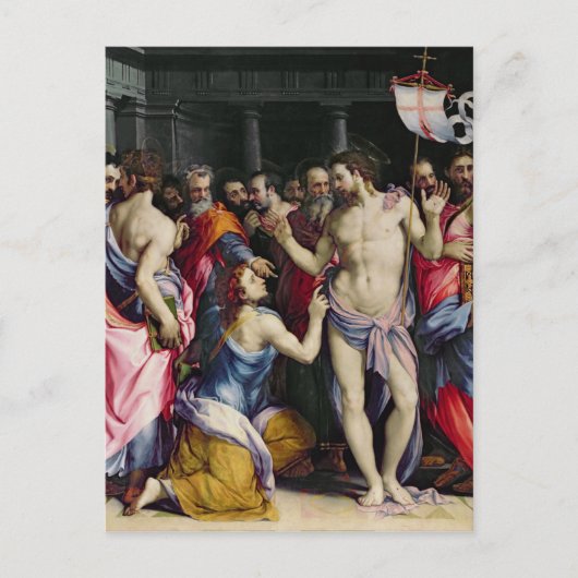 聖トマスの不信, c.1547 ポストカード (正面)