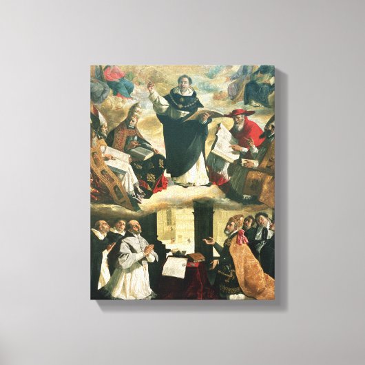 聖トマス・アクィナスのアポトーシス, 1631 キャンバスプリント (正面)