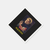 聖トマス・ア絵画キナス・カトリック スタンダードカクテルナプキン (角)