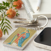 聖トマス・ベケットとミター剣(P 005) キーホルダー (正面右)