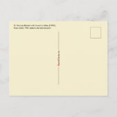 聖トマス・ベケットとミター剣(P 005) ポストカード (裏面)