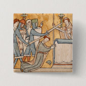 聖トマス·ベケットのアートの初期殉教 缶バッジ (正面)