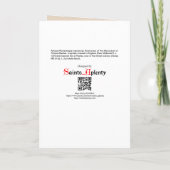 聖トマス・ベケットの芸術における初期の殉教者 カード (裏面)