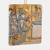 聖トマス・ベケットの芸術における初期の殉教者 セラミックオーナメント (右)