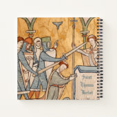 聖トマス・ベケットの芸術における初期の殉教者 ノートブック (裏面)