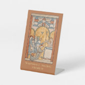 聖トマス・ベケットの芸術における初期の殉教者 台座サイン (正面)