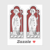 聖トマス・ベケット剣を持つ(M 033) シール (シート)