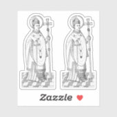 聖トマス・ベケット剣を持つ(M 033) シール (シート)