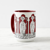 聖トマス・ベケット剣を持つ(M 033) マグカップ (正面左)