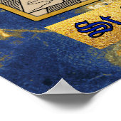 聖トマス・ベケット剣（M 033；着色済） ポスター (角)