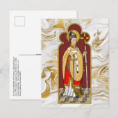 聖トマス・ベケット剣(M 033;着色済) ポストカード (正面/裏面)