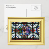 聖トマス・ベケット殉教 ポストカード (正面/裏面)