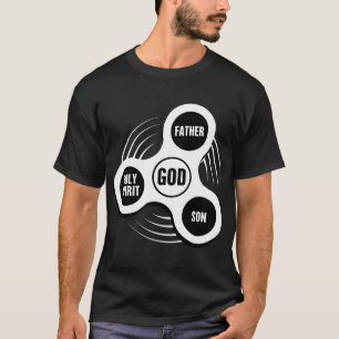 聖トリニティクリスチャンのフィジェットのスピナー Tシャツ