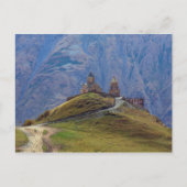 聖トリニティーチャーチStepantsminda Kazbegiジョージア ポストカード (正面)