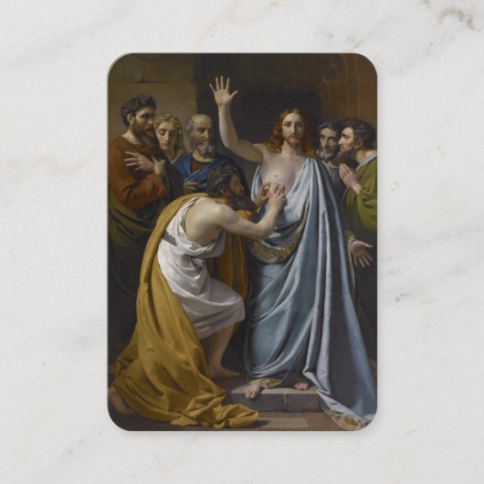 聖トーマス使徒カトリック祈りの言葉 プレイスカード (正面)