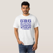 聖トーマス・アクィナスの名言 Tシャツ (正面フル)