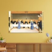 聖ドミニクとその仲間食べ物を与え達は天使たちによる キャンバスプリント (インサイチュ (リビング))