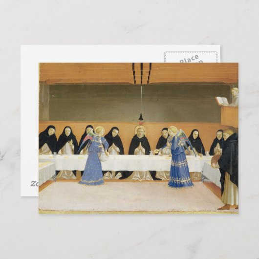 聖ドミニクとその仲間食べ物を与え達は天使たちによる ポストカード (正面/裏面)