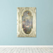 聖ドミニクのロザリオの機関(fres) キャンバスプリント (インサイチュ (ウッドフロア))