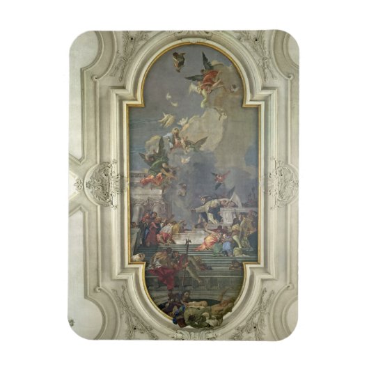 聖ドミニクのロザリオの機関(fres) マグネット (縦)