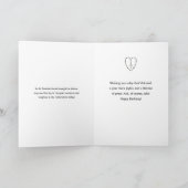 聖ドミニク誕生日賛美の宗教 カード (内部)