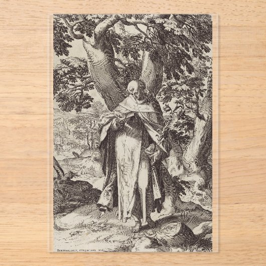 聖ドミニク・カスティリアンカトリック司祭 アクリル招待状 (正面)