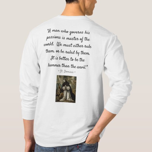 聖ドミニク Tシャツ (裏面)