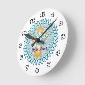 聖ドヴクリスチャン十字時計 ラウンド壁時計 (傾斜)