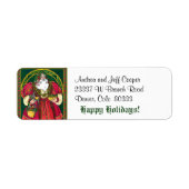 聖ニコビクトリアンラスのクリスマス ラベル (正面)