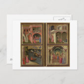 聖ニコライの生涯の4つのシーン:聖ニコライ ポストカード (正面/裏面)