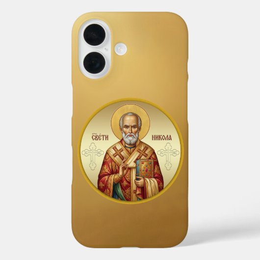 聖ニコラウス正教会イコンTシャツ Case-Mate iPhoneケース (裏面)