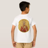 聖ニコラウス正教会イコンTシャツ Tシャツ (裏面フル)