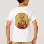 聖ニコラウス正教会イコンTシャツ Tシャツ (裏面)