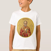 聖ニコラウス正教会イコンTシャツ Tシャツ (正面)