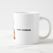 聖ニコラウス正教会セルビアの聖人のイコン ジャンボコーヒーマグカップ (右)