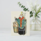 聖ニコラスが子どもたちを救う ポストカード (スタンド正面)