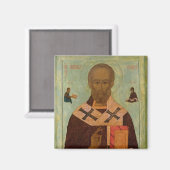 聖ニコラスのアイコン マグネット (正面/裏面)