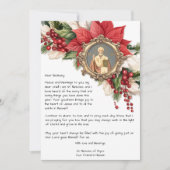 聖ニコラスの特別なメッセージ - ホリデーカード (正面)