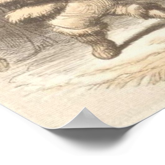 聖ニコラスの芸術家、F.O.C.ダーリーからの訪問 ポスター (角)