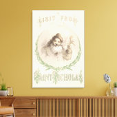 聖ニコラスの訪問 キャンバスプリント (インサイチュ (リビング))