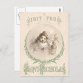 聖ニコラスの訪問 ポストカード (正面/裏面)