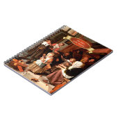 聖ニコラスの饗宴。ファインアートギフトノートブック ノートブック (左側)