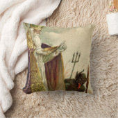 聖ニコラスクランパスピッチフォーク司祭 クッション (ブランケット)