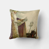 聖ニコラスクランパスピッチフォーク司祭 クッション (裏面)