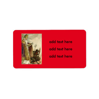 聖ニコラスクランパスピッチフォーク司祭 ラベル